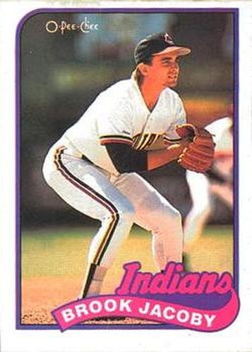 #1 Brook Jacoby - Cleveland Indians - 1989 O-Pee-Chee Baseball