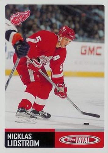 #1 Nicklas Lidstrom - Detroit Red Wings - 2002-03 Topps Total Hockey