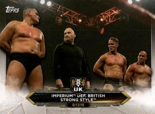 #1 Imperium / British Strong Style - 2020 Topps WWE NXT Wrestling