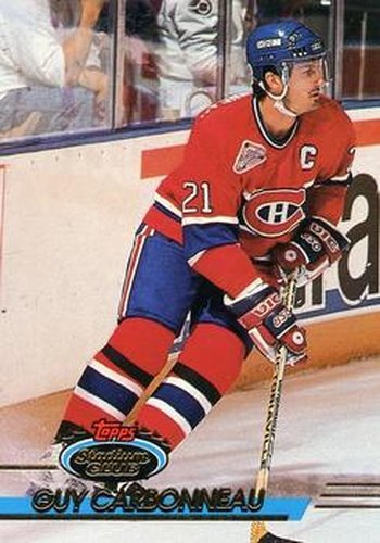 #1 Guy Carbonneau - Montreal Canadiens - 1993-94 Stadium Club Hockey