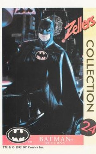 #1 Batman arrives in Gotham Plaza to stop the rampaging - 1992 Zellers Batman Returns