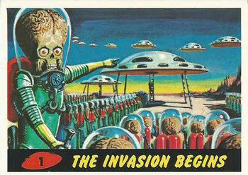 #1 The Invasion Begins - 1994 Topps Mars Attacks