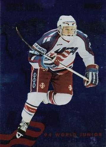 #1 Kevyn Adams - USA - 1993-94 Donruss Hockey - 1994 World Junior Championship USA