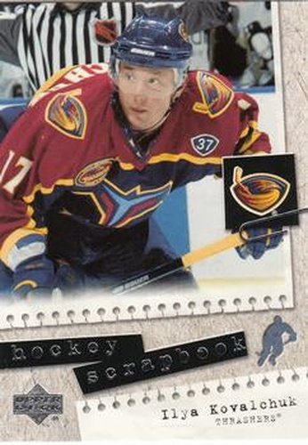 #HS1 Ilya Kovalchuk - Atlanta Thrashers - 2005-06 Upper Deck - Hockey Scrapbook