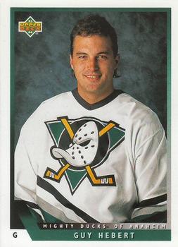 #1 Guy Hebert - Anaheim Mighty Ducks - 1993-94 Upper Deck Hockey