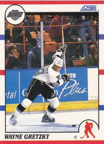 #1 Wayne Gretzky - Los Angeles Kings - 1990-91 Score Hottest and Rising Stars Hockey
