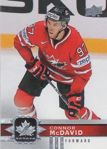 #1 Connor McDavid - Canada - 2017-18 Upper Deck Canadian Tire Team Canada Hockey