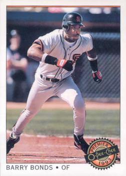 #1 Barry Bonds - San Francisco Giants - 1993 O-Pee-Chee Premier Baseball