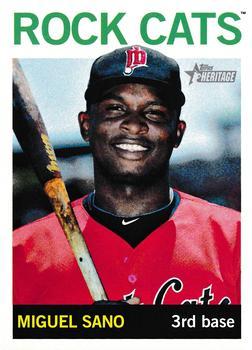 #1a Miguel Sano - New Britain Rock Cats - 2013 Topps Heritage Minor League Baseball