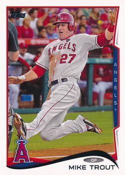 #1a Mike Trout - Los Angeles Angels - 2014 Topps Baseball