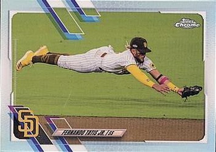 #1b Fernando Tatis Jr. - San Diego Padres - 2021 Topps Chrome Baseball