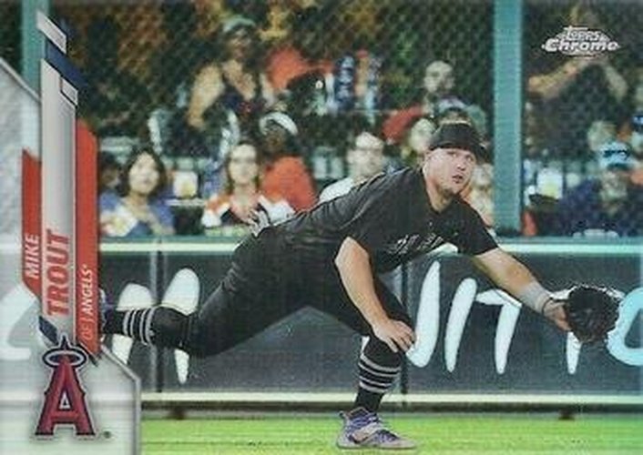 #1b Mike Trout - Los Angeles Angels - 2020 Topps Chrome Baseball