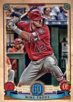 #1b Mike Trout - Los Angeles Angels - 2019 Topps Gypsy Queen Baseball