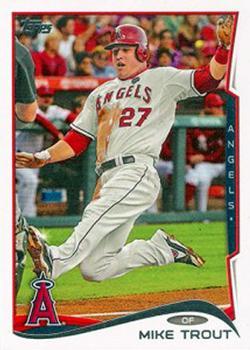 #1b Mike Trout - Los Angeles Angels - 2014 Topps Baseball