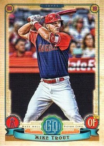 #1c Mike Trout - Los Angeles Angels - 2019 Topps Gypsy Queen Baseball