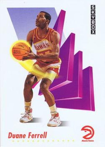 #2 Duane Ferrell - Atlanta Hawks - 1991-92 SkyBox Basketball