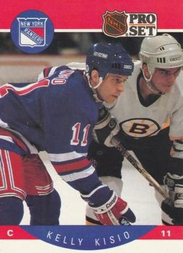 #200 Kelly Kisio - New York Rangers - 1990-91 Pro Set Hockey
