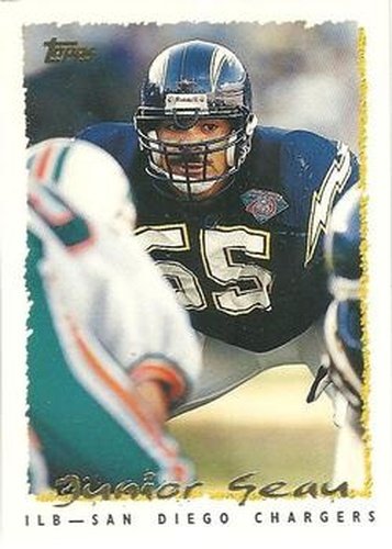 #200 Junior Seau - San Diego Chargers - 1995 Topps Football