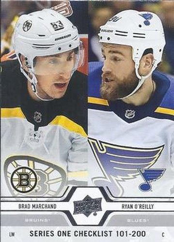 #200 Brad Marchand / Ryan O'Reilly - Boston Bruins / St. Louis Blues - 2019-20 Upper Deck Hockey
