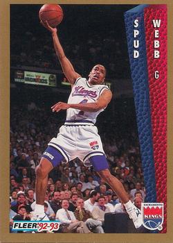 #200 Spud Webb - Sacramento Kings - 1992-93 Fleer Basketball