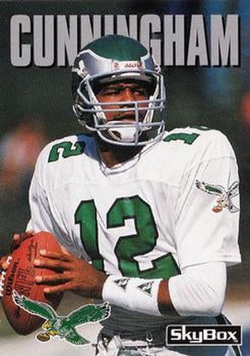 #200 Randall Cunningham - Philadelphia Eagles - 1992 SkyBox Impact Football