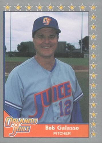 #200 Bob Galasso - Orlando Juice - 1990 Pacific Senior League Baseball