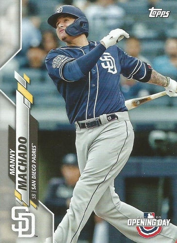 #200 Manny Machado - San Diego Padres - 2020 Topps Opening Day Baseball