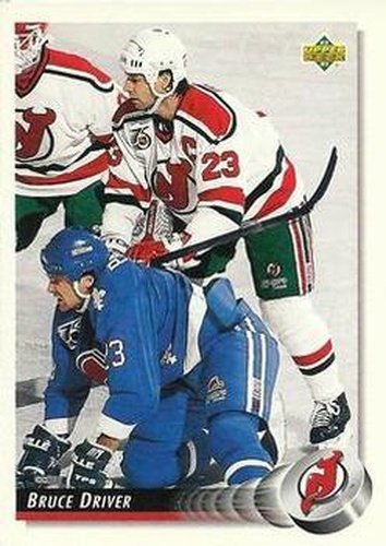 #200 Bruce Driver - New Jersey Devils - 1992-93 Upper Deck Hockey