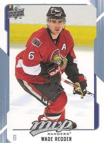 #200 Wade Redden - New York Rangers - 2008-09 Upper Deck MVP Hockey