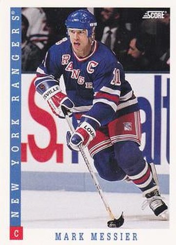 #200 Mark Messier - New York Rangers - 1993-94 Score Canadian Hockey