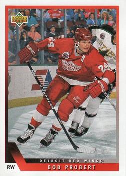 #200 Bob Probert - Detroit Red Wings - 1993-94 Upper Deck Hockey