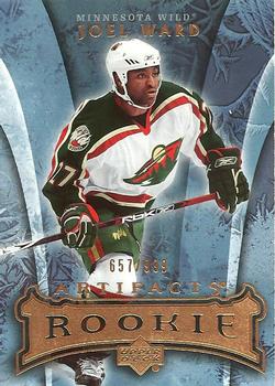 #200 Joel Ward - Minnesota Wild - 2007-08 Upper Deck Artifacts Hockey