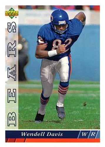 #200 Wendell Davis - Chicago Bears - 1993 Upper Deck Football