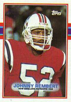 #200 Johnny Rembert - New England Patriots - 1989 Topps Football