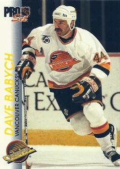 #200 Dave Babych - Vancouver Canucks - 1992-93 Pro Set Hockey
