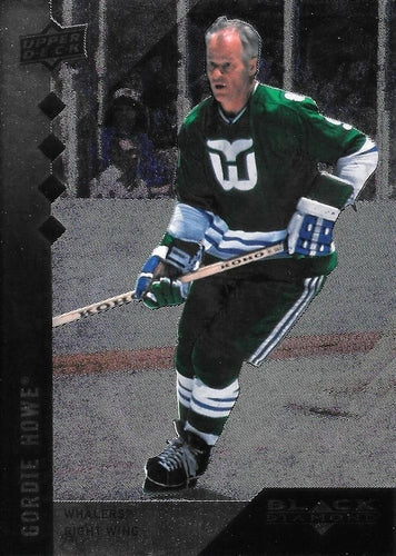 #200 Gordie Howe - Hartford Whalers - 2009-10 Upper Deck Black Diamond Hockey