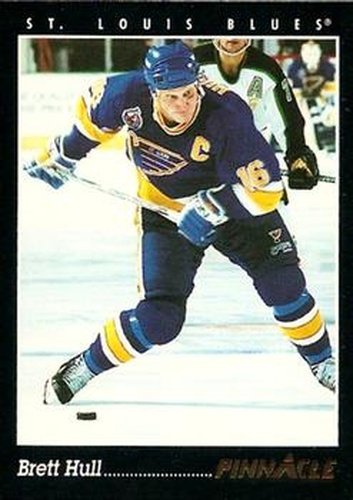 #200 Brett Hull - St. Louis Blues - 1993-94 Pinnacle Hockey