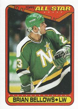 #200 Brian Bellows - Minnesota North Stars - 1990-91 Topps Hockey