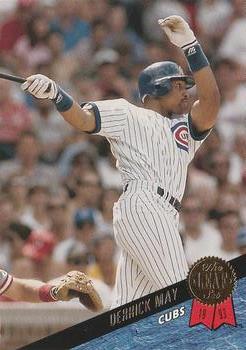 #200 Derrick May - Chicago Cubs - 1993 Leaf Baseball