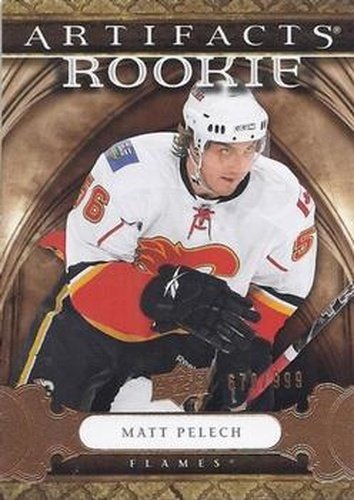 #200 Matt Pelech - Calgary Flames - 2009-10 Upper Deck Artifacts Hockey