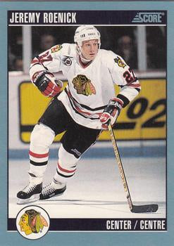 #200 Jeremy Roenick - Chicago Blackhawks - 1992-93 Score Canadian Hockey