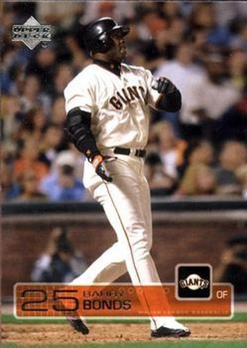 #200 Barry Bonds - San Francisco Giants - 2003 Upper Deck Baseball