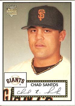 #200 Chad Santos - San Francisco Giants - 2006 Topps 1952 Edition Baseball