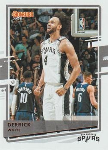 #200 Derrick White - San Antonio Spurs - 2020-21 Donruss Basketball