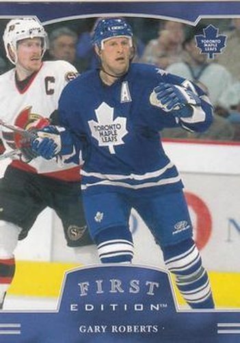 #200 Gary Roberts - Toronto Maple Leafs - 2002-03 Be a Player First Edition Hockey