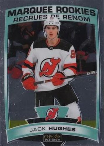 #200 Jack Hughes - New Jersey Devils - 2019-20 O-Pee-Chee Platinum Hockey