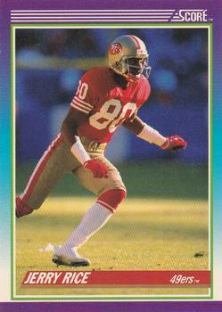 #200 Jerry Rice - San Francisco 49ers - 1990 Score Football