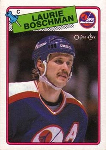 #200 Laurie Boschman - Winnipeg Jets - 1988-89 O-Pee-Chee Hockey