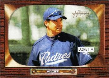 #200 Mark Loretta - San Diego Padres - 2004 Bowman Heritage Baseball