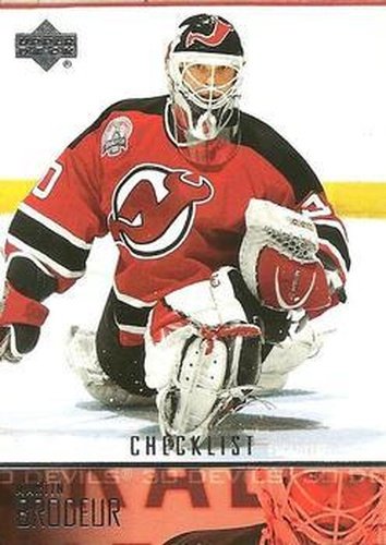#200 Martin Brodeur - New Jersey Devils - 2003-04 Upper Deck Hockey
